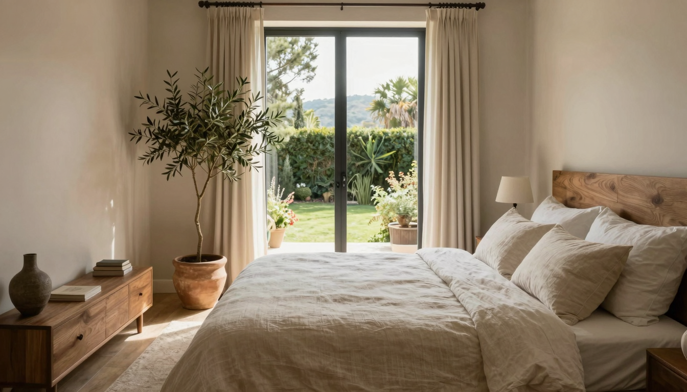 Luxury master bedroom suite